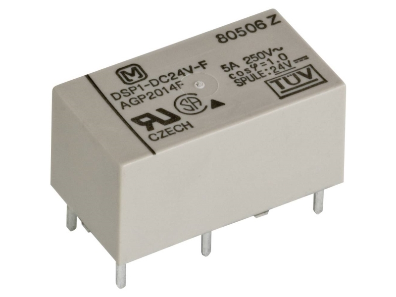 Panasonic Dsp2a12 Print Rela 12 V/dc 5 A 2 X Granskontakt 1 St