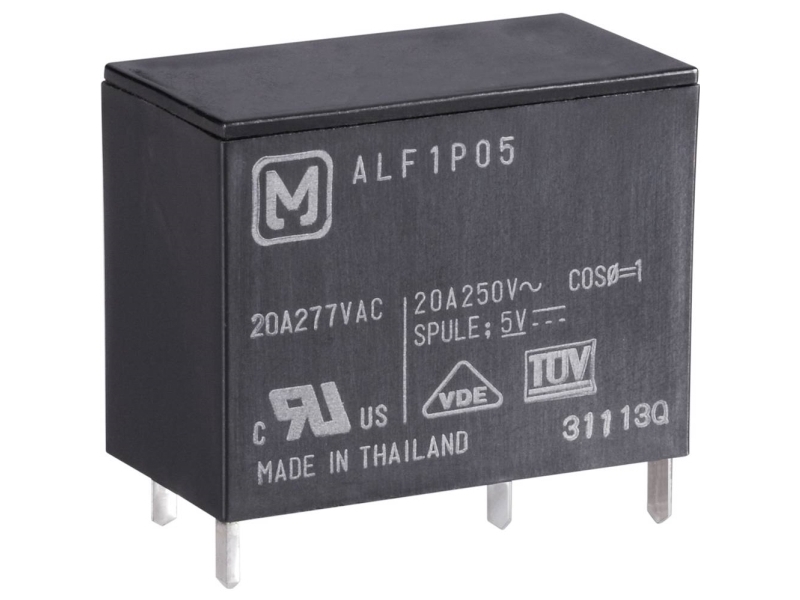 Panasonic Alf1p05 Print Rela 5 V/dc 25 A 1 X Granskontakt 1 St