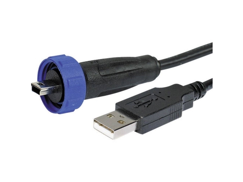 Usb-Stik Adapter 2,0 - Ip68 Stik, Lige Px0441/3M00 Usb A/Mini Usb B Px0441/3M00 Bulgin Indhold: 1 Stk