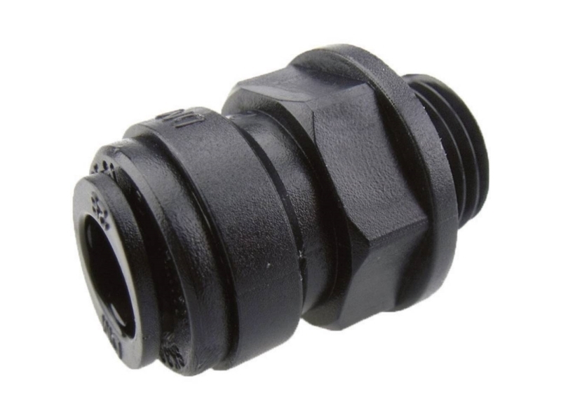 DM-Fit Lige stik AMCB1004M Udvendigt gevind: 1/4 Rør Ø: 10 mm 1 stk | Komponenter - Pneumatik & Allfluidteknik - Tillbehör | GameStuff