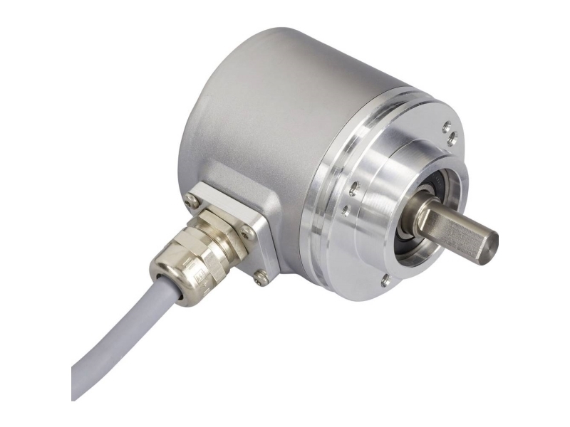 Posital Fraba Absolut Drejefølere 1 stk OCD-S401G-0016-C100-2RW Optisk Spændeflange 58 mm