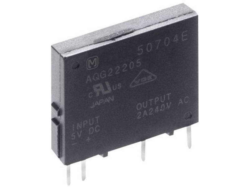 Panasonic Semiconductor Rela Aqg22224 2 A Kopplingsspanning Max.: 264 V/ac Anslutningsdon 1 St