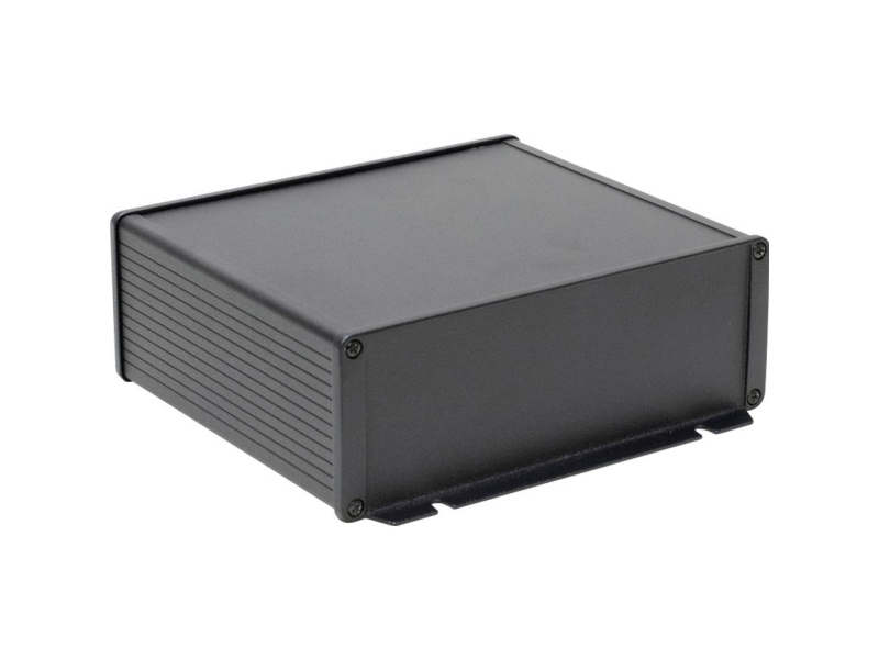 Hammond Electronics 1457U1602ebk Universalkabinet 160 X 165 X 55 Aluminium Sort 1 Stk