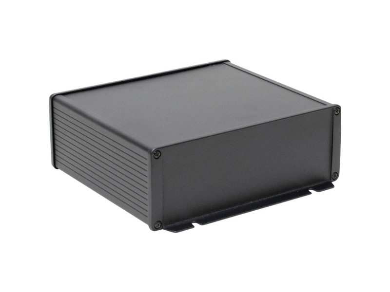 Hammond Electronics 1457U1602bk Universalkabinet 160 X 165 X 55 Aluminium Sort 1 Stk