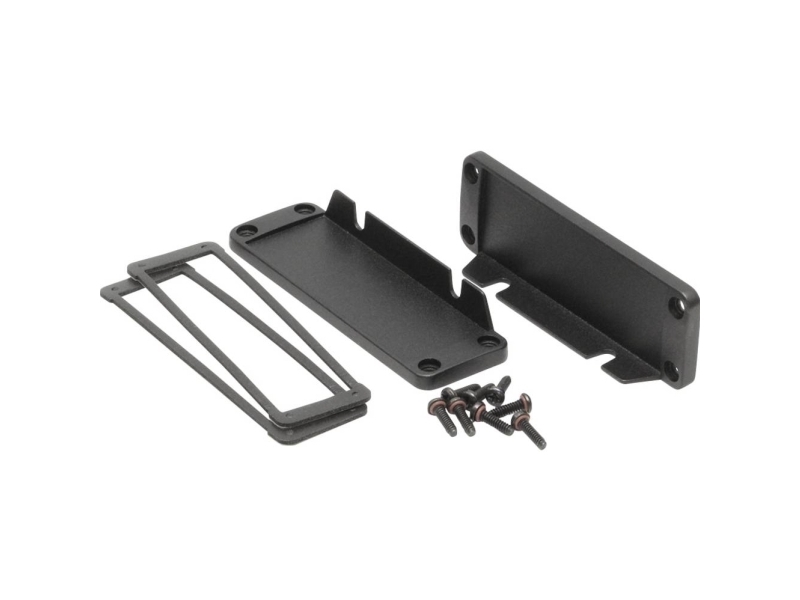 Hammond Electronics N/A Aluminium Sort (L x B x H) 16 x 107 x 35 mm 1 stk