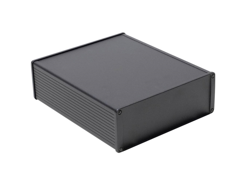 Hammond Electronics 1457U2201ebk Universalgehäuse 220 X 165 X 55 Aluminium Schwarz, 1 Stk
