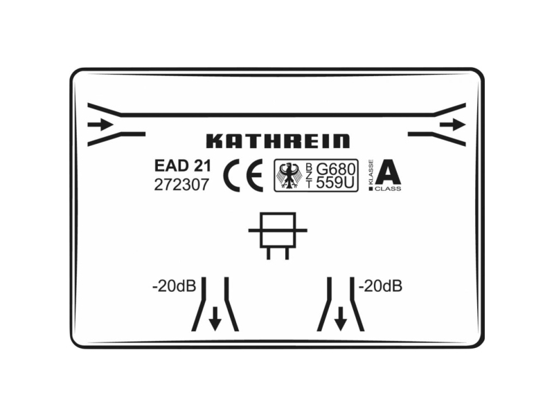 EAD 21 2-VEJS ANTENNEFORDELER 20DB 015-2150 MHZ | EL Artiklar - Antenn - Antenn splitter | GameStuff