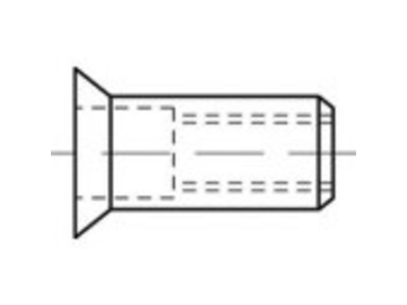 TOOLCRAFT TO-5455197 Blindnittemøtrik M10 100 stk | Verktyg & Verkstad - Infästning - Övriga Infästning | GameStuff