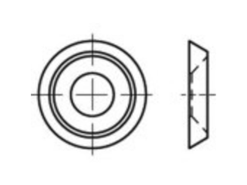 Rosetskiver 7 mm 88965 Messing 100 stk TOOLCRAFT TO-5455548
