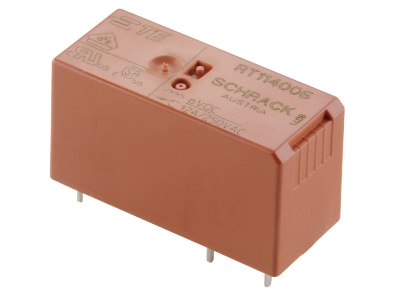 TE Connectivity RT424024 Printrelæ 24 V/DC 8 A 2 x omskifter 1 stk