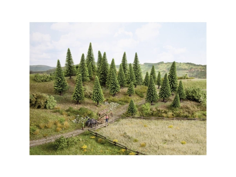 NOCH Træpakke Løvskov, Gran 50 til 140 mm 1 stk