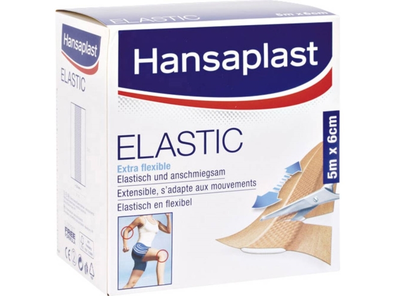 1009242 Hansaplast ELASTIC Elastisk | Kläder & Säkerhet - Säkerhetsutrustning - Första hjälpen | GameStuff