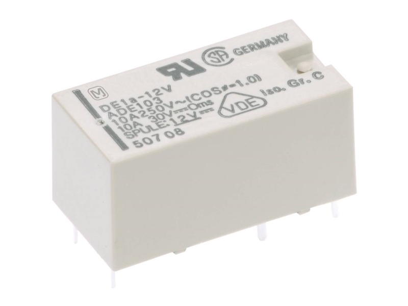 Panasonic De1a5 Print Rela 5 V/dc 10 A 1 X Granskontakt 1 St
