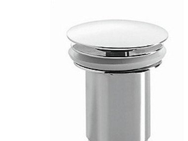 Bottenventil 11/4, 11cm - pop-up, 2-delad utan överströmning, förkromad | VVS Artiklar - Badrum - Tillbehör för tvättställ | GameStuff