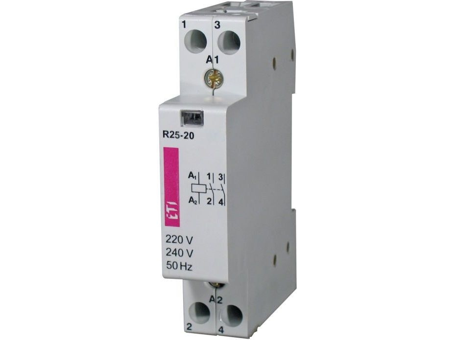 Eti-Polam impulsmellem relæ, bistabilt 16A 12-240V AC/DC 2P UNI MR-42 (002470008)