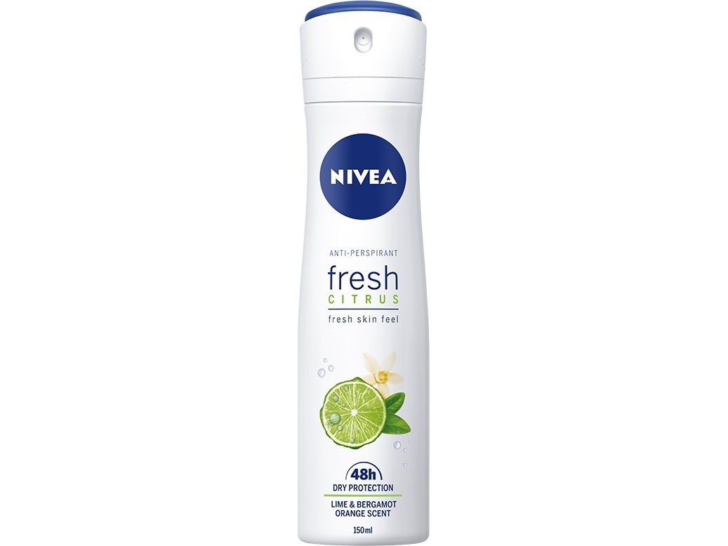 Nivea Fresh Citrus Antiperspirant Spray 48H 150Ml