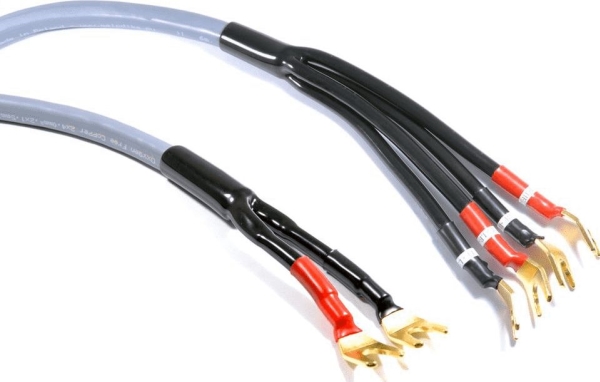 Melodika Banana Cable X2 - Banana X4 5M Gray