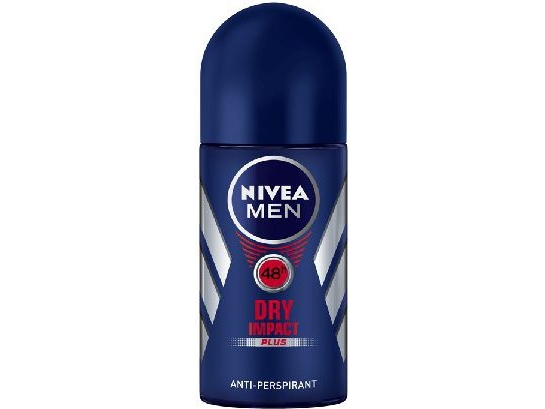 Nivea Deodorant Antiperspirant DRY IMPACT male roll-on 50ml | Hudvård - Kroppsvård - Deodorant | GameStuff