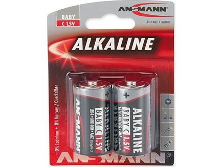 Ansmann Batterie Red C / R14 2 Stück