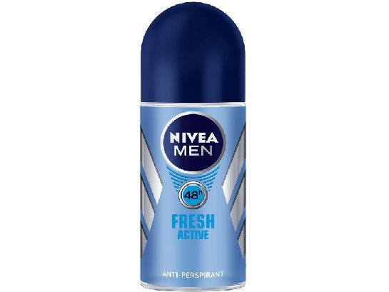 Nivea Deodorant Antiperspirant Fresh Active Roll-On Male 50Ml - 0182808