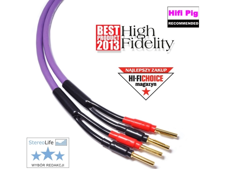 Kabel Melodika Banan X2 - Banan X2 5M Fioletowy
