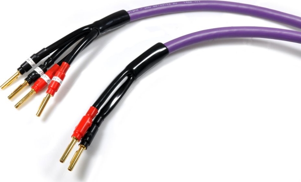 Kabel Melodika Banan X2 - Banan X4 2.5M Fioletowy