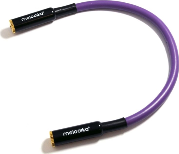 Melodika Klinke 3,5Mm - Klinke 3,5Mm Kabel 0,2M Lila