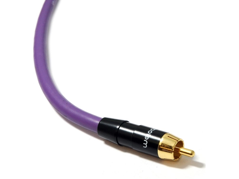 Melodika Rca (Cinch) - Rca (Cinch) Kabel 0,5 M Lilla