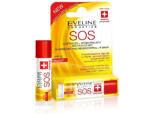 Eveline Pomadka - Balsam Ochronny Do Ust Sos Classic 4,5 Ml