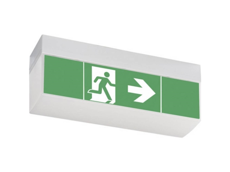 CEAG 40071354776 LED nødbelysning til flugtveje Loftsmontering, Kædemontering, Vægbeslag montering Venstre, Højre, Ned
