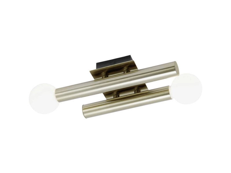 Brilliant Lucky 90054/31 Vægbelysning G9 36 W Led (Rgb) Messing Antik