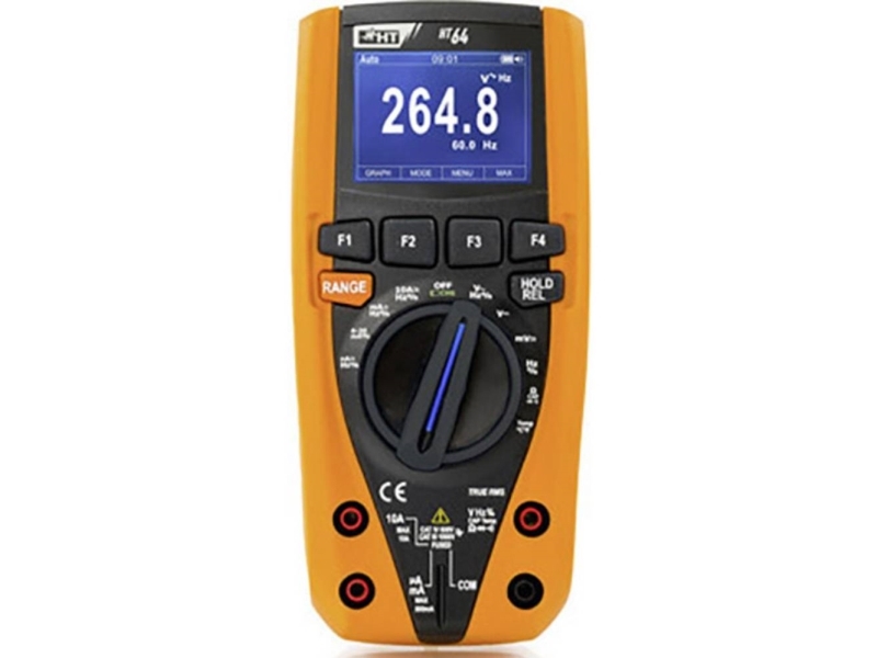 Ht Instruments Ht64 Hand-Multimeter Digital Datenlogger Cat Iii 1000 V, Cat Iv 600 V Anzeige (Counts): 6000 (1010340)