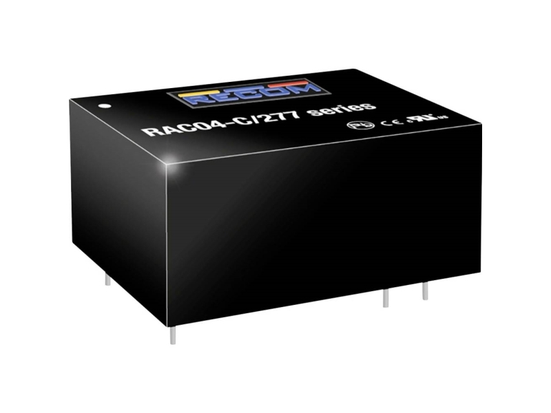 RECOM RAC04-12SC/277 AC/DC-printstrømforsyning 12 V 4 W | Komponenter - Elektronik - Strömförsörjningskomponenter | GameStuff