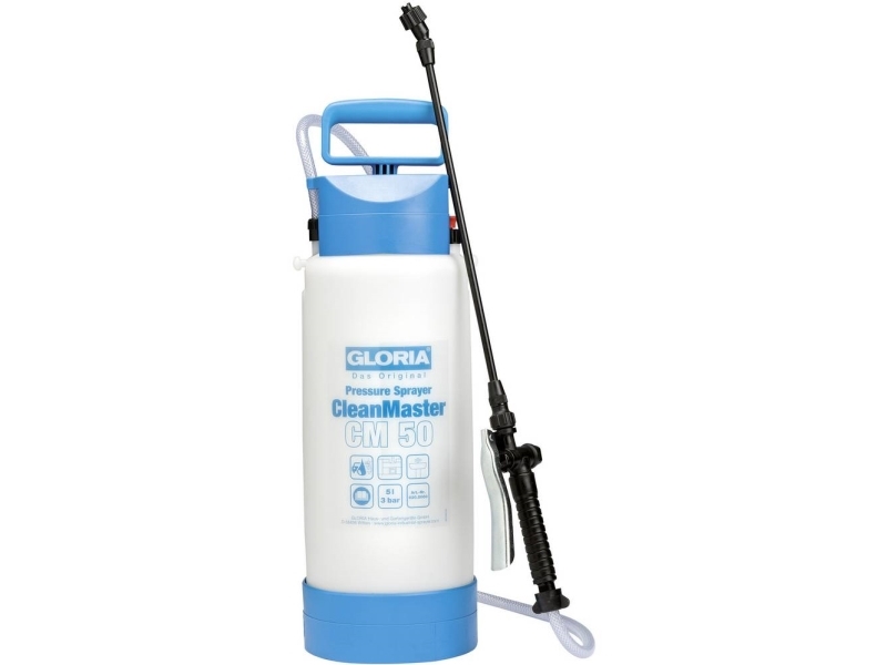 Gloria Hem och Trädgård 000620.0000 CleanMaster CM 50 Trykspray 5 l | Trädgården - Bevattning av trädgårdar - Annan utrustning | GameStuff
