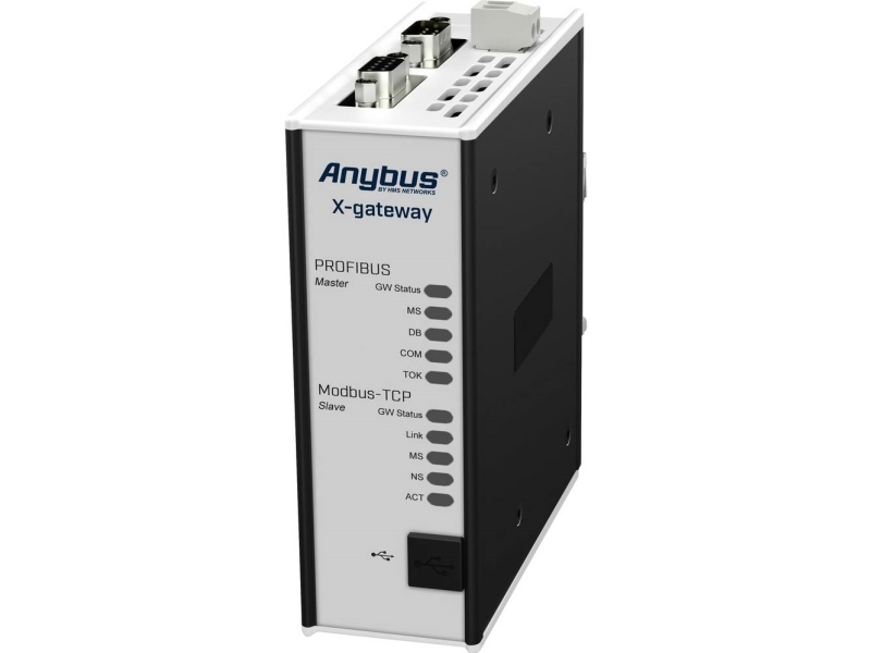 Anybus AB7629 Profibus Master/Modbus-TCP Slave Gateway Ethernet, USB 24 V/DC 1 stk