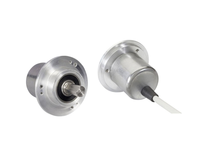 Posital Fraba Absolut Drejefølere 1 stk UCD-CA01B-1212-M10A-2AW Magnetisk Spændeflange 58 mm