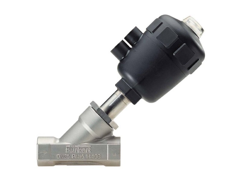 Bürkert Luftstyret ventil 178893 2000 Kabinetmateriale Rustfrit stål Forseglingsmateriale PTFE 1 stk