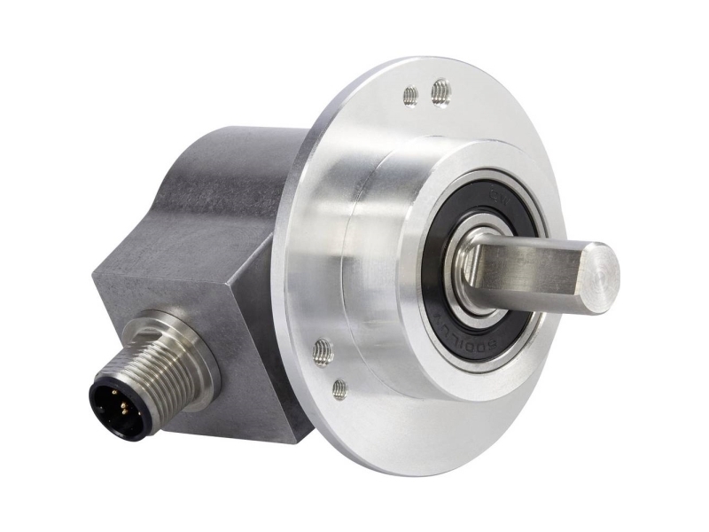 Posital Fraba Absolut Drejefølere 1 stk UCD-CA01B-3116-M100-PRM Magnetisk Spændeflange 58 mm