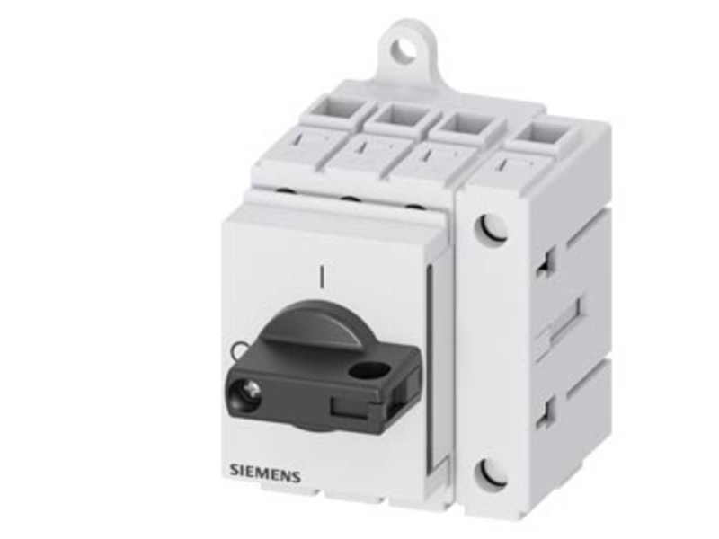 Lastdelekontakt Sort 4-polet 16 mm² 25 A 690 V/AC Siemens 3LD31300TL11