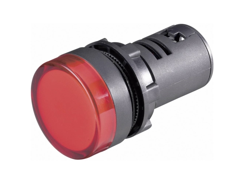 Barthelme 58601211 LED-signallampe Rød 12 V/DC, 12 V/AC