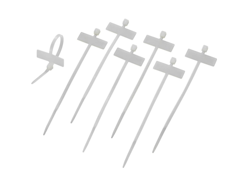 Ledermarkør Skriftfelt: 25 x 9 mm Natur 539830 100 stk. | EL Artiklar - Andra EL - Märkutrustning | GameStuff