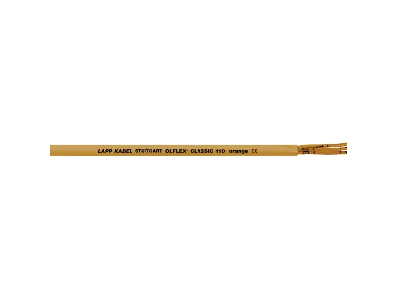 LAPP ÖLFLEX® CLASSIC 110 ORANGE Styreledning 2 x 1 mm² Orange 19700-100 100 m