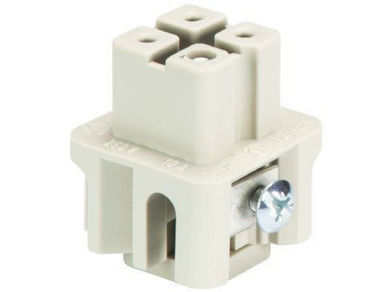 Wieland Electric 73.300.0353.0 Tilslutningsindsats MIN Samlet poltal 3 + PE 1 stk