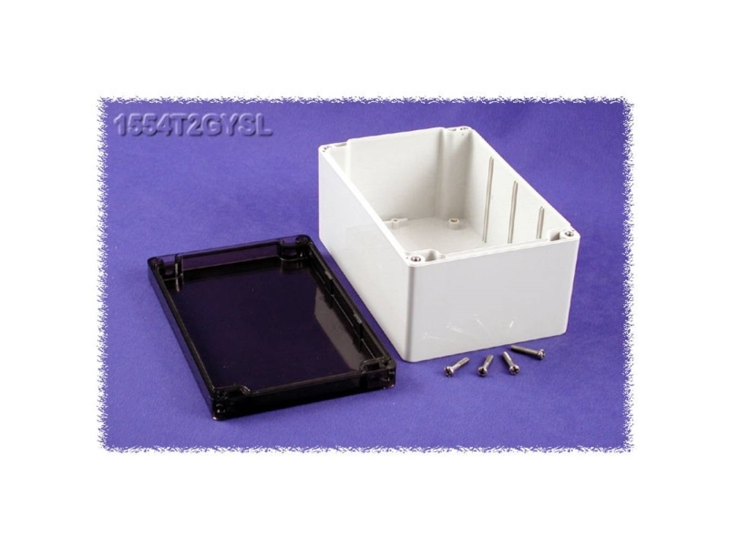Hammond Electronics 1554t2gysl Universalkabinet Polykarbonat Grå 1 Stk