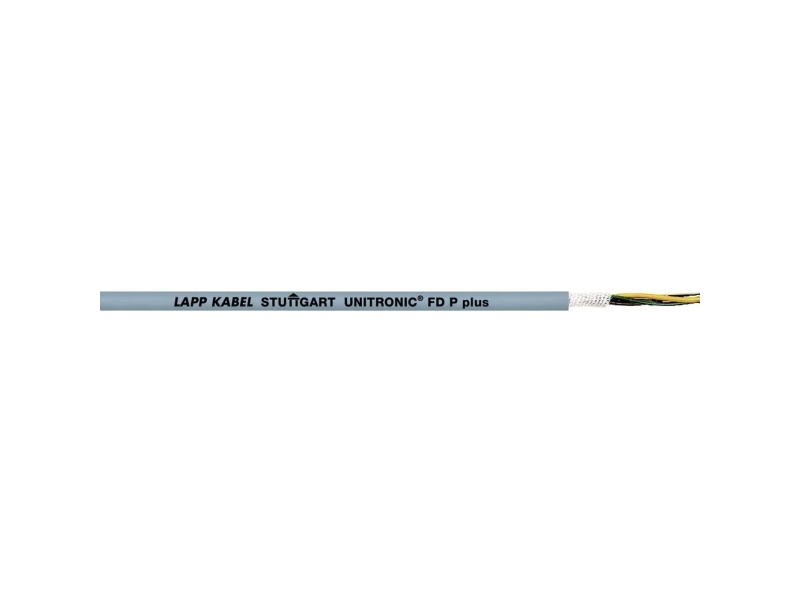 LAPP 28658-500 Slæbekædekabel UNITRONIC® FD P PLUS 2 x 0.25 mm² Grå 500 m