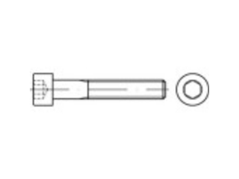 Toolcraft To-5426016 Cylinderskruer M12 65 Mm Indvendig Sekskant 50 Stk