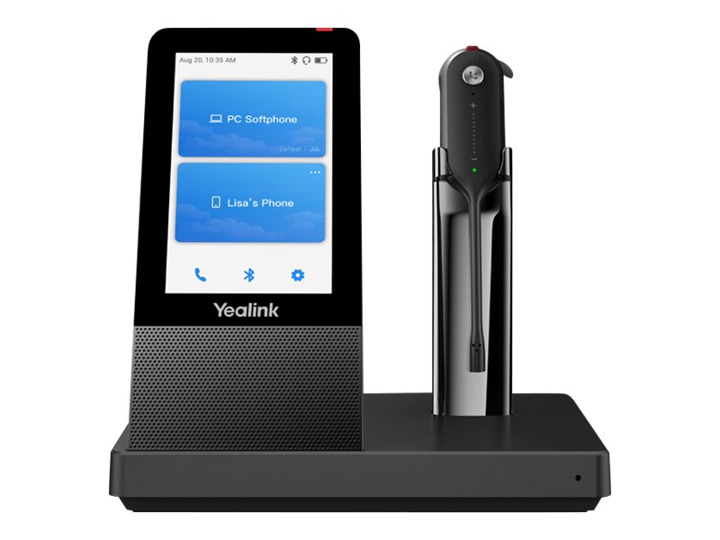 Yealink Wh67 - Headset - I Øret - Konvertibel - Dect / Bluetooth - Trådløs - Optimeret Til Uc