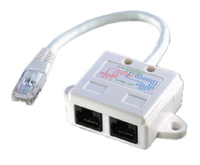 Value T-Adapter Kat.5E, Utp, 0,17 M, Rj-45, Rj-45, Weiß