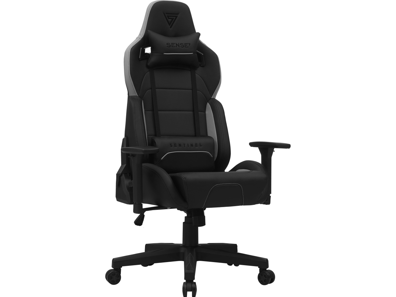 Sense7 Sentinel Gaming Stuhl, Schwarz Und Grau