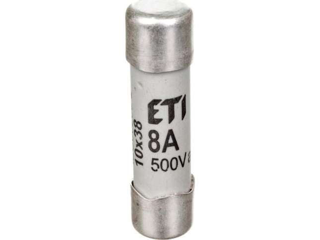 Cylindrisk säkringslänk 10x38mm 8A gG 500V CH10 002620006 | EL Artiklar - Elcentral - Diverse utrustning för svarta tavlor | GameStuff